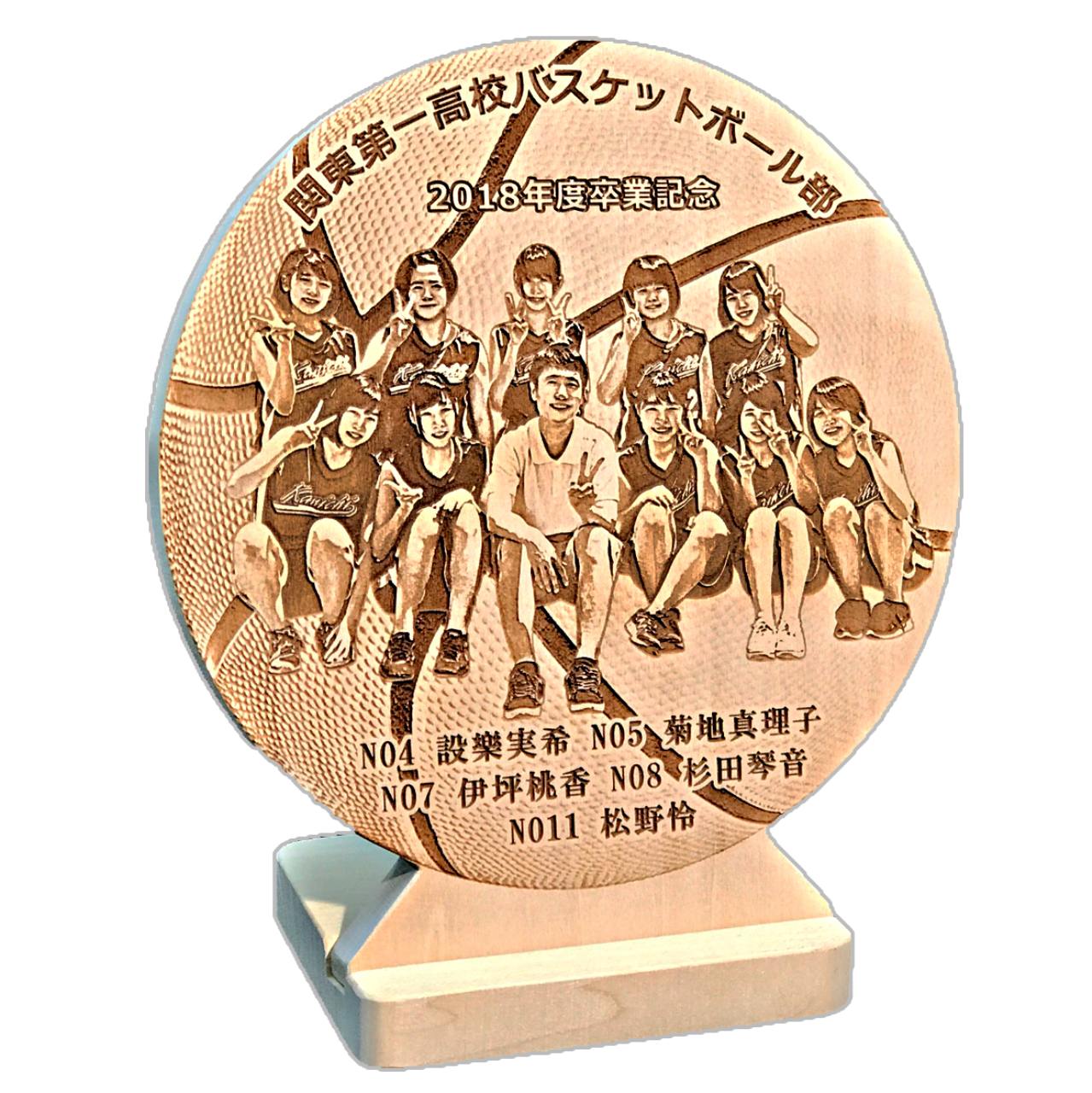 野球記念品　卒団記念メダルをオーダーメイド。